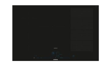 Siemens iQ700 EX877NVV6E piano cottura Nero Da incasso 80 cm Piano cottura a induzione 5 Fornello(i)