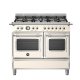 Bertazzoni HER106L2ENET cucina Elettrico Gas Nero, Acciaio inox A 2