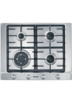 Miele KM 2012 Acciaio inossidabile Da incasso 65 cm Gas 4 Fornello(i)