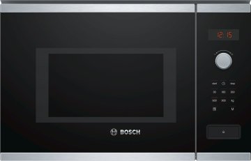 Bosch Serie 4 BFL553MS0 forno a microonde Da incasso Microonde combinato 25 L 900 W Nero, Acciaio inossidabile