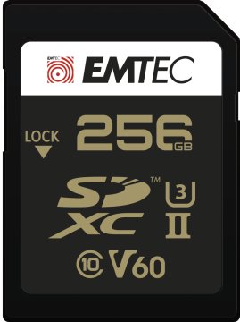 Emtec ECMSD256GUHS2V60 memoria flash 256 GB SDXC UHS-II Classe 2