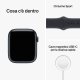 Apple Watch Series 8 GPS + Cellular 45mm Cassa in Alluminio color Mezzanotte con Cinturino Sport Band Mezzanotte - Regular 10