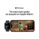 Apple Watch Series 8 GPS + Cellular 45mm Cassa in Acciaio Inossidabile color Oro con Cinturino Sport Band Galassia - Regular 11