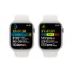 Apple Watch Series 8 GPS 45mm Cassa in Alluminio color Argento con Cinturino Sport Band Bianco - Regular 8