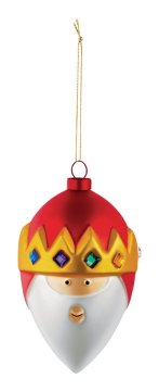 Alessi Gaspare Ornamento per palline di Natale Vetro Multicolore 1 pz