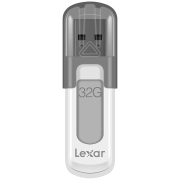 Lexar JumpDrive V100 unità flash USB 32 GB USB tipo A 3.2 Gen 1 (3.1 Gen 1) Grigio, Bianco