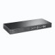 TP-Link TL-SG1218MP switch di rete Non gestito Gigabit Ethernet (10/100/1000) Supporto Power over Ethernet (PoE) 1U Nero 3