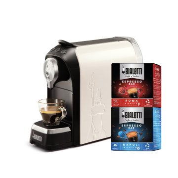 Bialetti Bundle Super Bianco + 32 caps