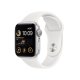 Apple Watch SE GPS 40mm Cassa in Alluminio color Argento con Cinturino Sport Band Bianco - Regular 2
