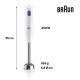 Braun MultiQuick 1 MQ10.201M Minipimer Frullatore ad immersione White 5