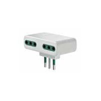 Vimar 0A01161B adattatore per presa di corrente Tipo L (IT) Bianco