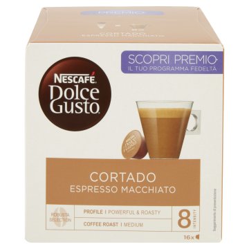 Nescafé Dolce Gusto Caffè Cortado Espresso Macchiato 16 Capsule