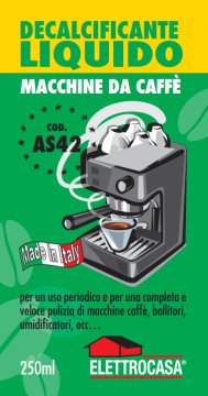 Elettrocasa Decalcificante Liquido per Caffè