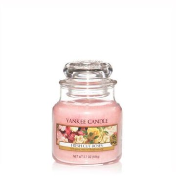 Yankee Candle Fresh cut Roses candela di cera Cilindro Muschio Rosa 1 pz