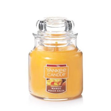 Yankee Candle Mango Peach Salsa candela di cera Cilindro Muschio Arancione 1 pz