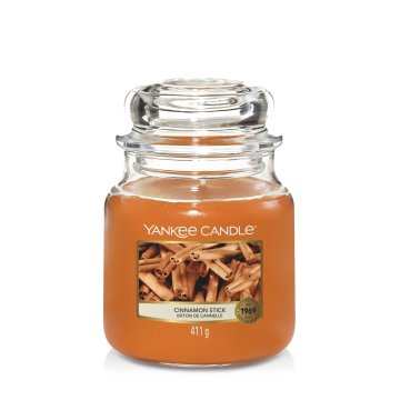 Yankee Candle Cinnamon Stick candela di cera Rotondo Arancione 1 pz