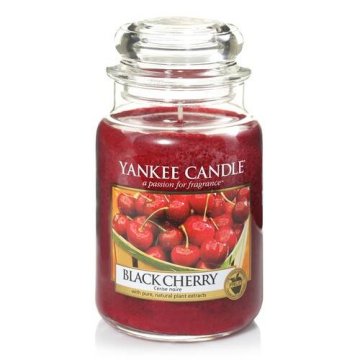 Yankee Candle 1129749E candela di cera Rotondo Cherry (fruit) Rosso 1 pz