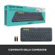 Logitech K380 Multi-Device Tastiera Bluetooth Wireless, Design Easy-Switch, Sottile, Portatile, 2 Anni di Batteria, Funziona con PC, Laptop, Windows, Mac, Android, iPad OS, Apple TV 10