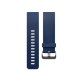Fitbit FB159ABBUL accessorio indossabile intelligente Band Blu Elastomero, Acciaio inossidabile 2