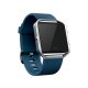 Fitbit FB159ABBUL accessorio indossabile intelligente Band Blu Elastomero, Acciaio inossidabile 3