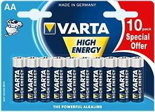 Varta High Energy AA 10-pack Batteria monouso Alcalino