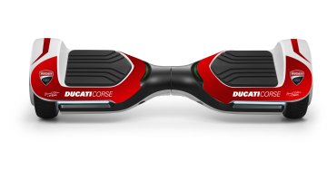 TEKK Special Edition Ducati Corse hoverboard Monopattino autobilanciante 12 km/h 4400 mAh Nero, Rosso, Bianco