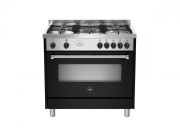 Bertazzoni La Germania Americana AMN965GNET cucina Elettrico/Gas Gas Nero A+