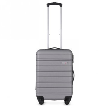 Smartway BAG-A9555CAB Trolley Argento Acrilonitrile butadiene stirene (ABS), Poliestere