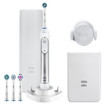 Braun Oral-B Genius 8600 Adulto Spazzolino oscillante Argento