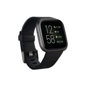 Fitbit Versa 2 3,55 cm (1.4") AMOLED 40 mm Digitale 300 x 300 Pixel Touch screen Nero, Grigio Wi-Fi