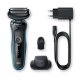 Braun Series 5 50-M1200S rasoio elettrico Trimmer Nero, Blu 3