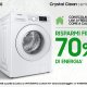 Samsung Lavatrice Crystal Clean™ 8 Kg WW80TA046TT/ET 10