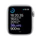 Apple Watch Serie 6 GPS, 44mm in alluminio argento con cinturino Sport Bianco 5