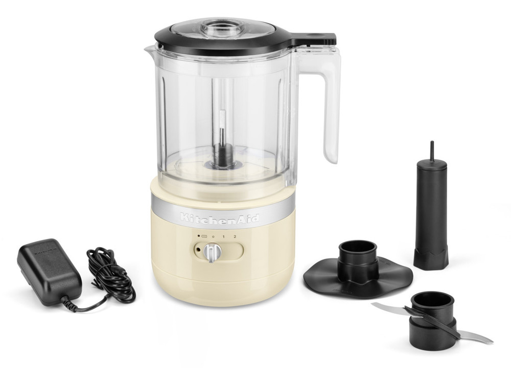 5KFCB519EAC - KitchenAid 5KFCB519EAC tritaverdure elettrico 1,19 L 24 W  Crema - Grattugie e tritatutto - Preparazione cibi a Roma - Radionovelli