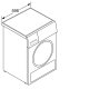Bosch Serie 8 WTX87MHEIT asciugatrice Libera installazione Caricamento frontale 9 kg A+++ Bianco 6