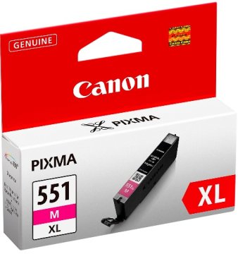 Canon CLI-551XL M w/sec cartuccia d'inchiostro 1 pz Originale Resa elevata (XL) Magenta per foto