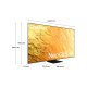 Samsung TV Neo QLED 8K 75” QE75QN800B Smart TV Wi-Fi Stainless Steel 2022, Mini LED, Processore Neural Quantum 8K, Ultra sottile, Gaming mode, Suono 3D 16
