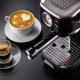 Ariete 1381 Macchina da caffè con manometro, compatibile con caffè in polvere e cialde ESE, 1300 W, Capacità 1,1 L, 15 bar di pressione, Filtro ½ tazze, Dispositivo Cappuccino, Nero 6