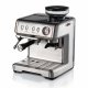 Ariete Metal line 1313 - Macchina da Caffè con Macinacaffè in Acciaio Inox - per Polvere e Cialde ESE - 1 e 2 tazze - Montalatte - 15 bar - 1600 Watt - 2 Litri 2