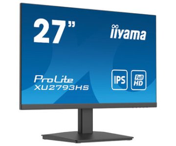 iiyama ProLite XU2793HS-B4 Monitor PC 68,6 cm (27") 1920 x 1080 Pixel Full HD LED Nero