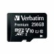 Verbatim Premium U1 256 GB MicroSDXC UHS-I Classe 10 2