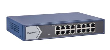 Hikvision DS-3E1516-EI switch di rete Gigabit Ethernet (10/100/1000) Blu