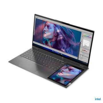 Lenovo ThinkBook Plus Intel® Core™ i7 i7-12700H Computer portatile 43,9 cm (17.3") Touch screen 3K 32 GB LPDDR5-SDRAM 1 TB SSD Wi-Fi 6E (802.11ax) Windows 11 Pro Grigio