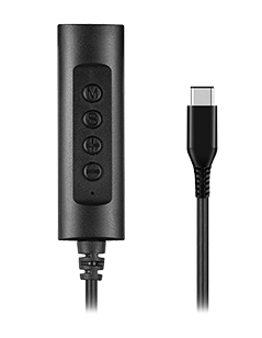 ADATTATORE AUDIO DA JACK 4 POLI A USB-C