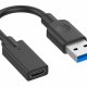 ADATTATORE USB 3.0 M TO USB-C F 10 CM 2