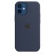 Apple Custodia MagSafe in silicone per iPhone 12 mini - Blu navy 2