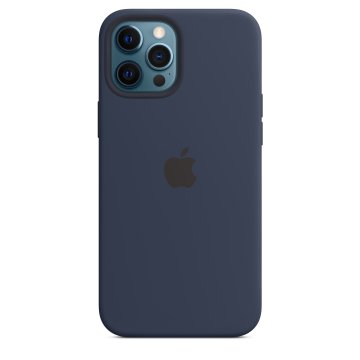 Apple Custodia MagSafe in silicone per iPhone 12 Pro Max - Deep Navy