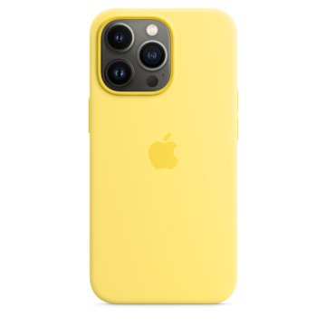Apple Custodia MagSafe in silicone per iPhone 13 Pro - Scorza di limone