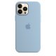 Apple Custodia MagSafe in silicone per iPhone 13 Pro Max - Celeste nebbia 4