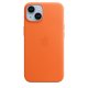 Apple Custodia iPhone 14 in Pelle - Arancione 2